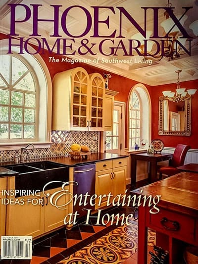 Featured in Phoenix Home & Garden Magazine
