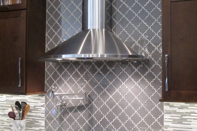 Warm Grey Backsplash