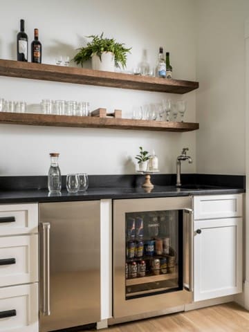 Recessed Float Shelves Niche - Rustic - Bathroom - New York - by  KraftMaster Renovations, Houzz