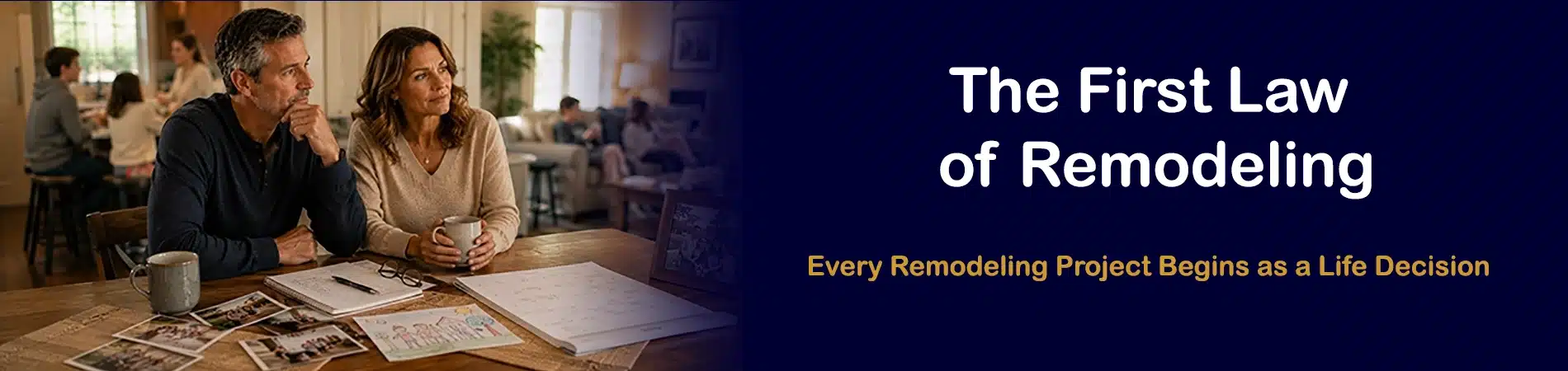 The First Law of Remodeling - Every Remodeling Project Begins as a Life Decision
